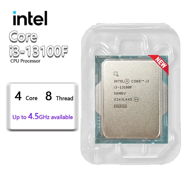 Intel Core i3 13100F CPU Processor New i3 13100F 3 4 GHz 4 Core 8 Thread