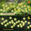 Solar Outdoor Lawn Light Dandelion Courtyard Landscape Decoration Path Light Outdoor Waterproof Sunlight Powered 6