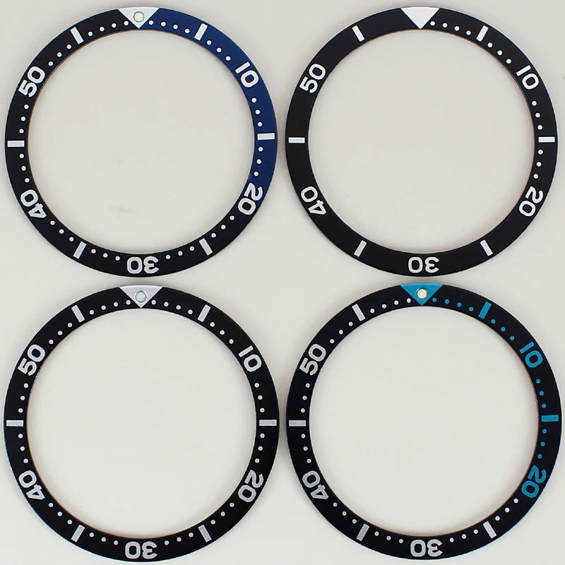 Premium Aluminum/Ceramic Bezel Insert, Flat 38mm x 31.5mm, 1 Piece, High-Quality Replacement Watch Part