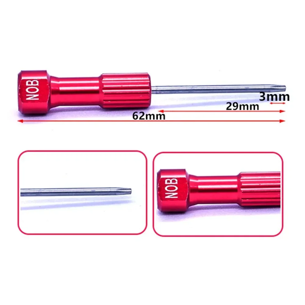 6.2cm Technician Screwdriver Stainless Steel Multiple Color Micro Screwdriver DIY Implant Screw Driver Dental Laboratory