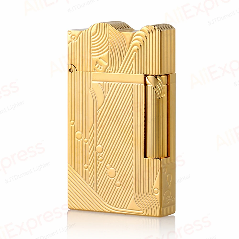 Original Sanji Lighters Metal Refillable Gas Butane Cigarette Smoking Gadgets Single Flame Smoker's Gifts Collections