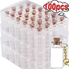 DIY Transparent Empty Message Bottles Mini Glass Bottle with Cork Stopper Birthday Wedding Xmas Party Decor Favors Wholesale 1