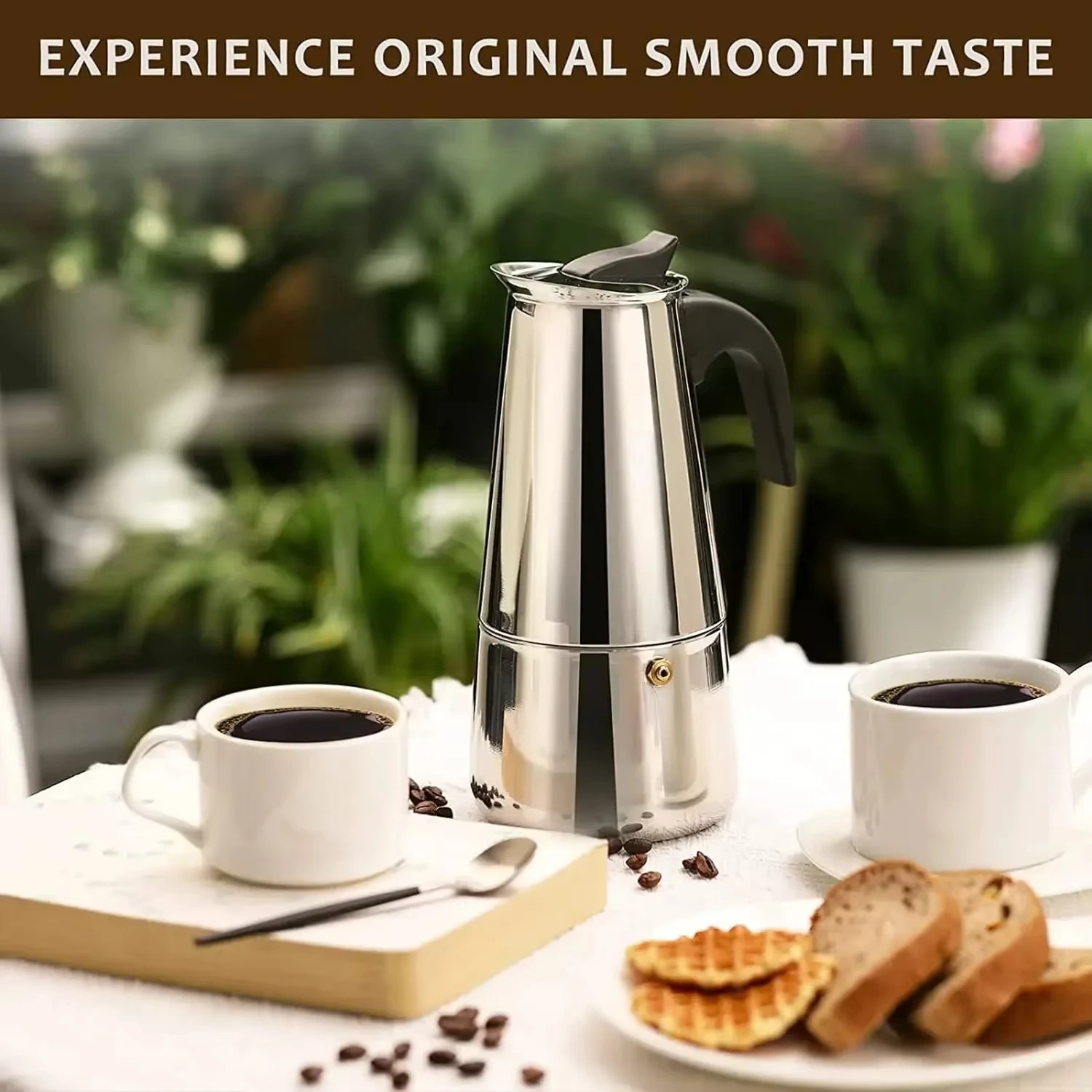 New 4/6/9 Cups Moka Pot Caffe Machine Espresso Cups Coffee Makers Latte Percolator Stove Top Moka Coffee Maker