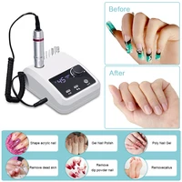 Perceuse à ongles électrique 45000 tr/min, lime électrique, affichage HD, stylo de manucure en métal, ponceuse professionnelle pour tour à ongles 6