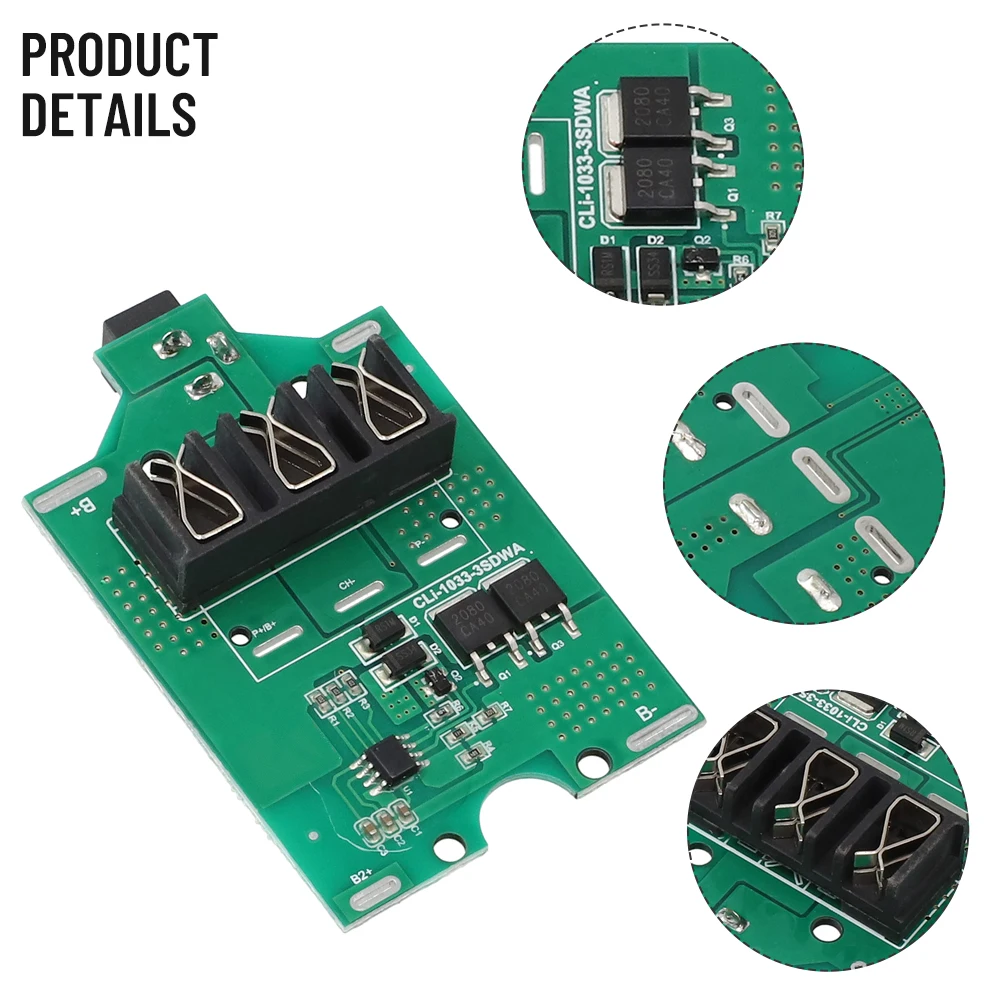 

3S 12.6V 25A Screwdriver Li-ion Battery Charge Board Protection Board With Temperature Protection Electric Tools