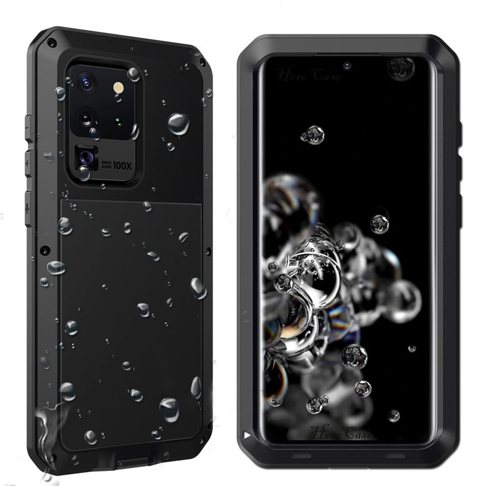 

Heavy Duty Protection Case For Samsung Galaxy S8 S9 S10 S20 S21 S7 S22 Note 8 9 10 20 Cover Shockproof Doom Armor Metal Cases