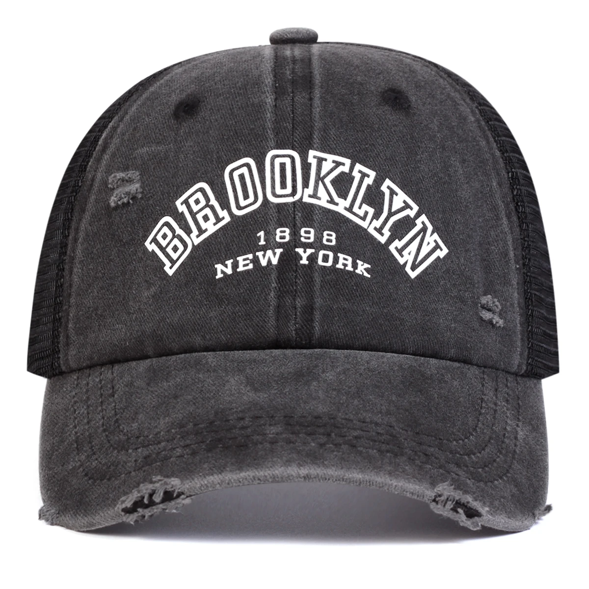 キャップ Rest & Recreation WAVE LOGO WASHING BALL CAP 5BSH154 Unisex BROOKLYN Letter Print Wash Baseball Net Caps Hip Hop