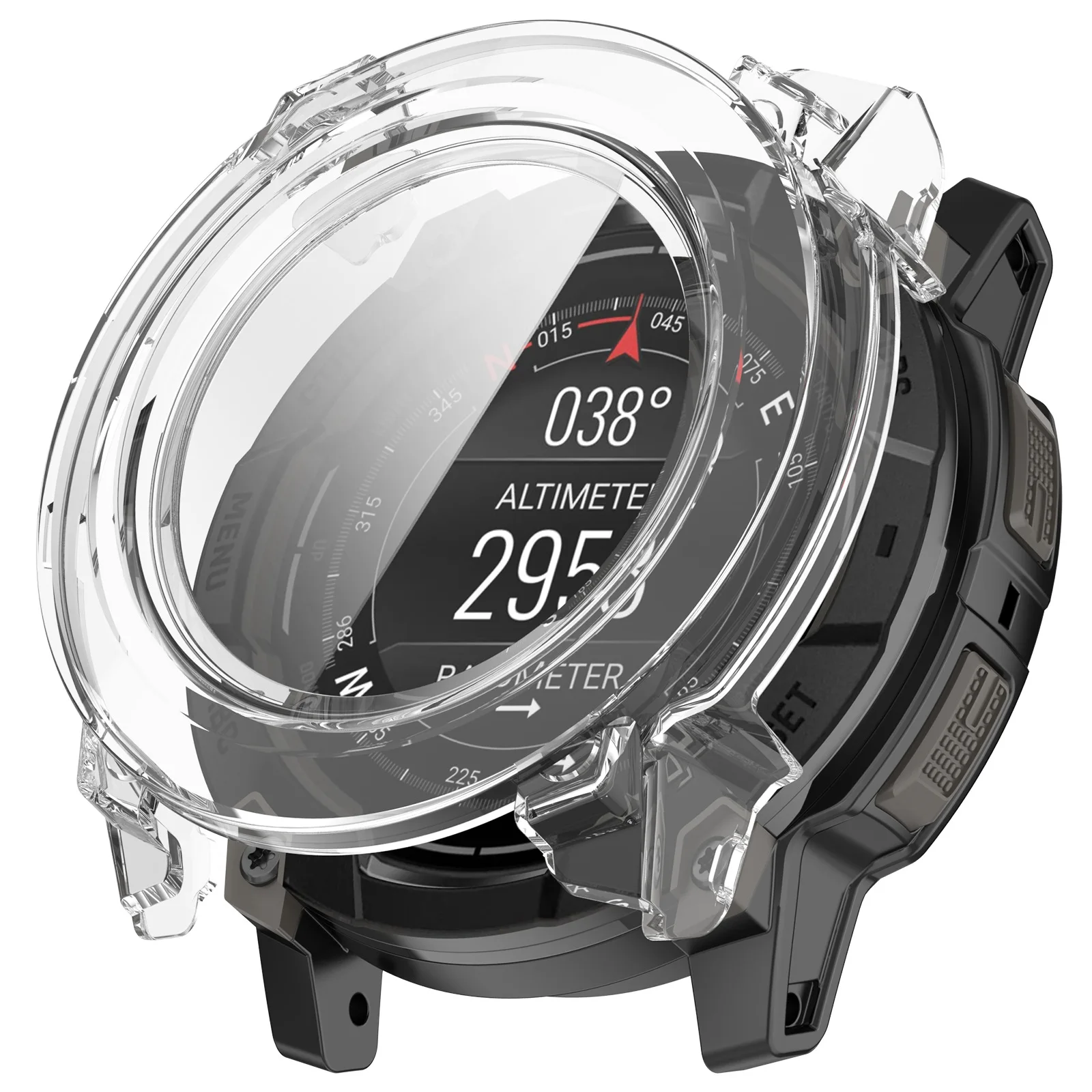 Tempered Glass Screen Protector & Bumper Cover for Smartwatch - Durable Case Accessories