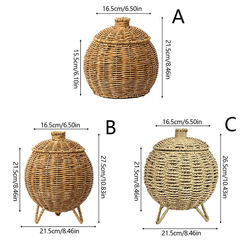 Boho Handmade Imitation Rattan Plant Stand