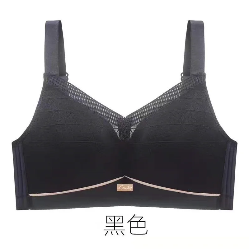 Women Front Fastening Push Up Bra Non Wired Underwear Lingerie Padded Tops  Bras Plus Size Front Button Mother Underwear