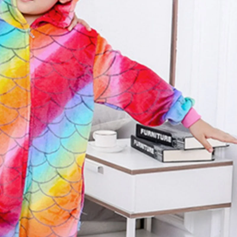 Colourful Adult One-Piece Pajamas Cartoon Jumpsuit Full Body Sleepwear Thicken Warm Soft Comfortable  Onesies