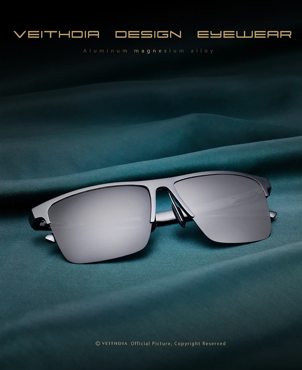 VEITHDIA Polarisierte Camping Sonnenbrille UV400 Blendschutz Fahrer Sonnenbrille für Männer Frauen Mode Schutzbrille FH06632 – Detail 4