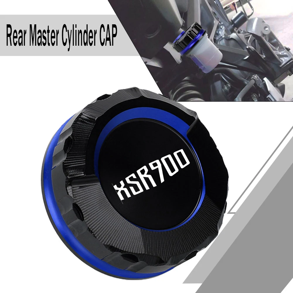 

FZ09 FOR YAMAHA XSR900 2016 2018 2019 2020 2021 2022 2023 XSR 900 Moto Rear Brake Fluid Cylinder Master Reservoir Cover Oil Cap