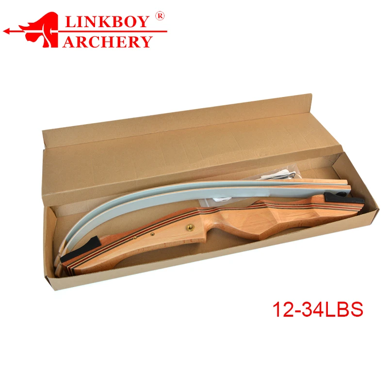 12 34lbs 48/68inch Recurve Bow Draw Weight Outdoor Hunting Right Hand Longbow Wooden Bow for