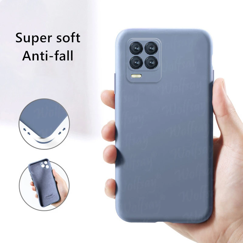 For OPPO Realme Pro Case Liquid Silicone Soft Rubber Protector