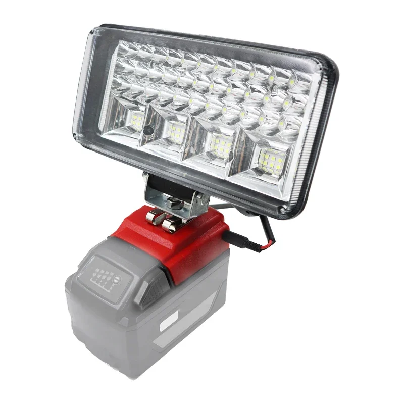 N18 리튬 이온 배터리 어댑터 커넥터, USB 충전기, DC 12V 출력 벨트 클램프, 자동차 LED 작업 램프, 밀워키 18V 리튬 배터리용
