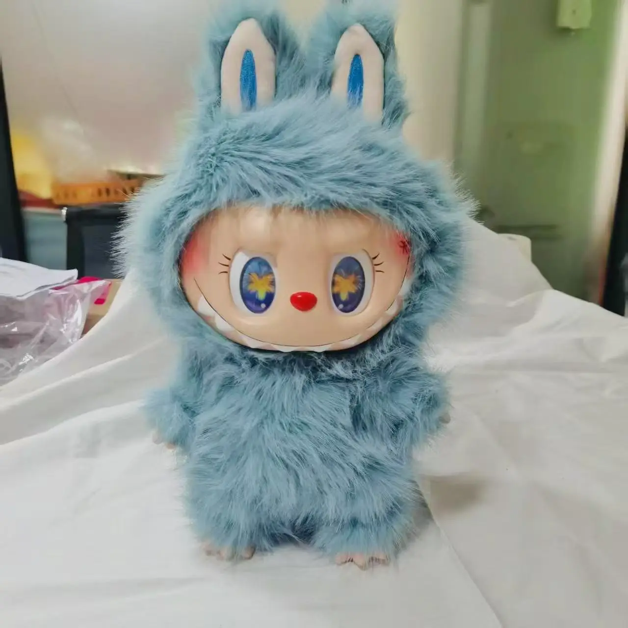 38cm zimomo Monster Labubu 38cm Angel Creative Change Doll Diy