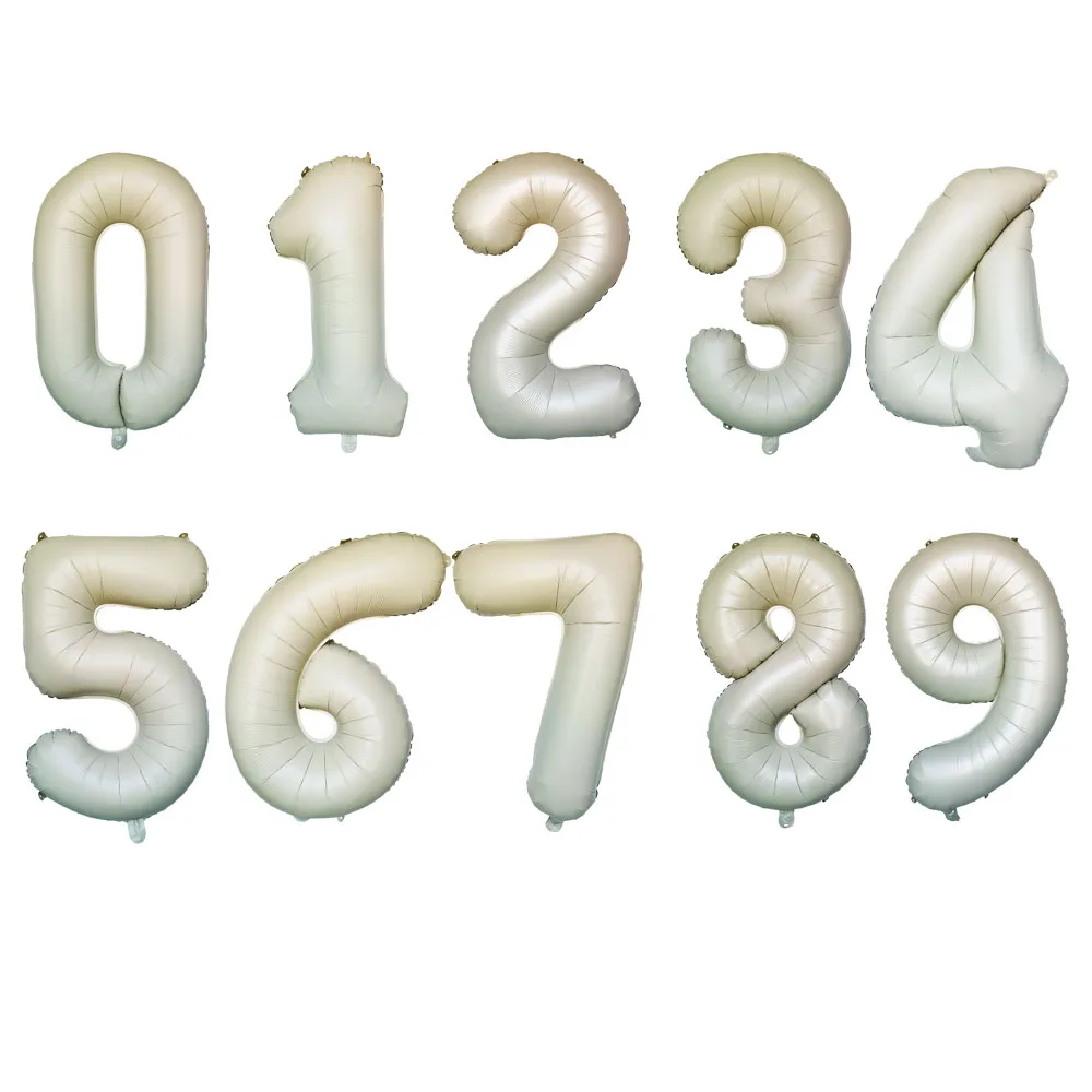Purple Number Balloon for Kids' Birthday Celebration - 32-Inch Party Decoration