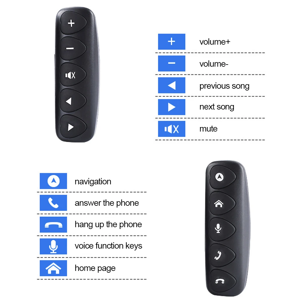 10 Keys Wireless Car Steering Wheel Control Button for Car Radio DVD GPS Multimedia Navigation Head Unit Remote Control Button