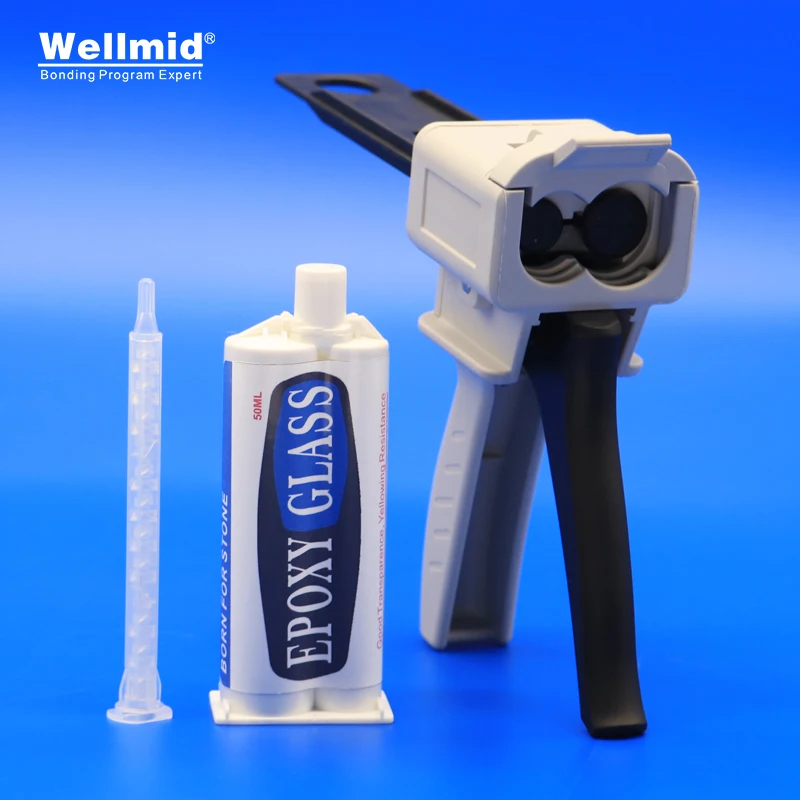 Stone Glue EPOXY GLASS Adhesive 3LB AB Glue Bonding Ceramic Granite Marble Natural Synthetic Transparent Odourless Waterproof repair glue