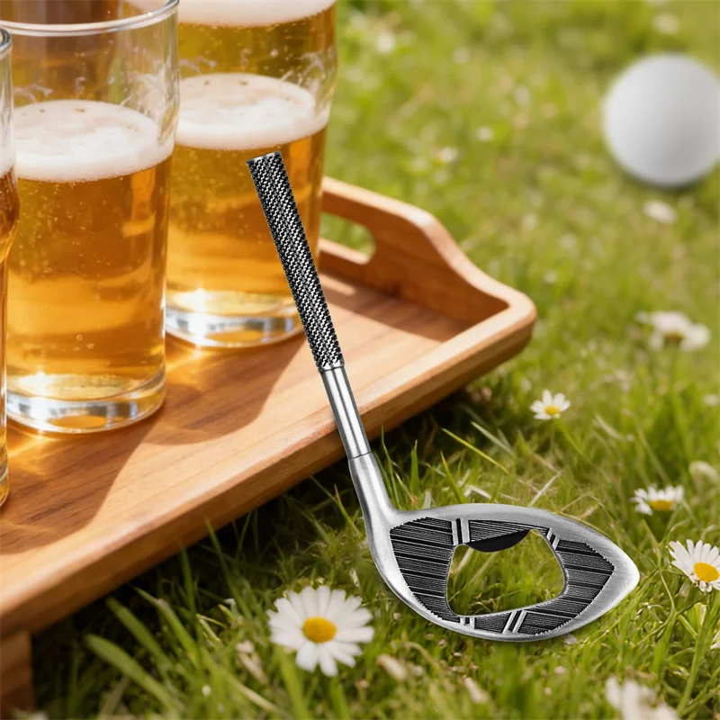 Neuartiger Golfschläger-förmiger Bier- und Weinflaschenöffner für Küche, Club, Bar, Hochzeit, Party, Öffnungswerkzeug, Geschenk für Golfliebhaber mit Tasche – Detail 8