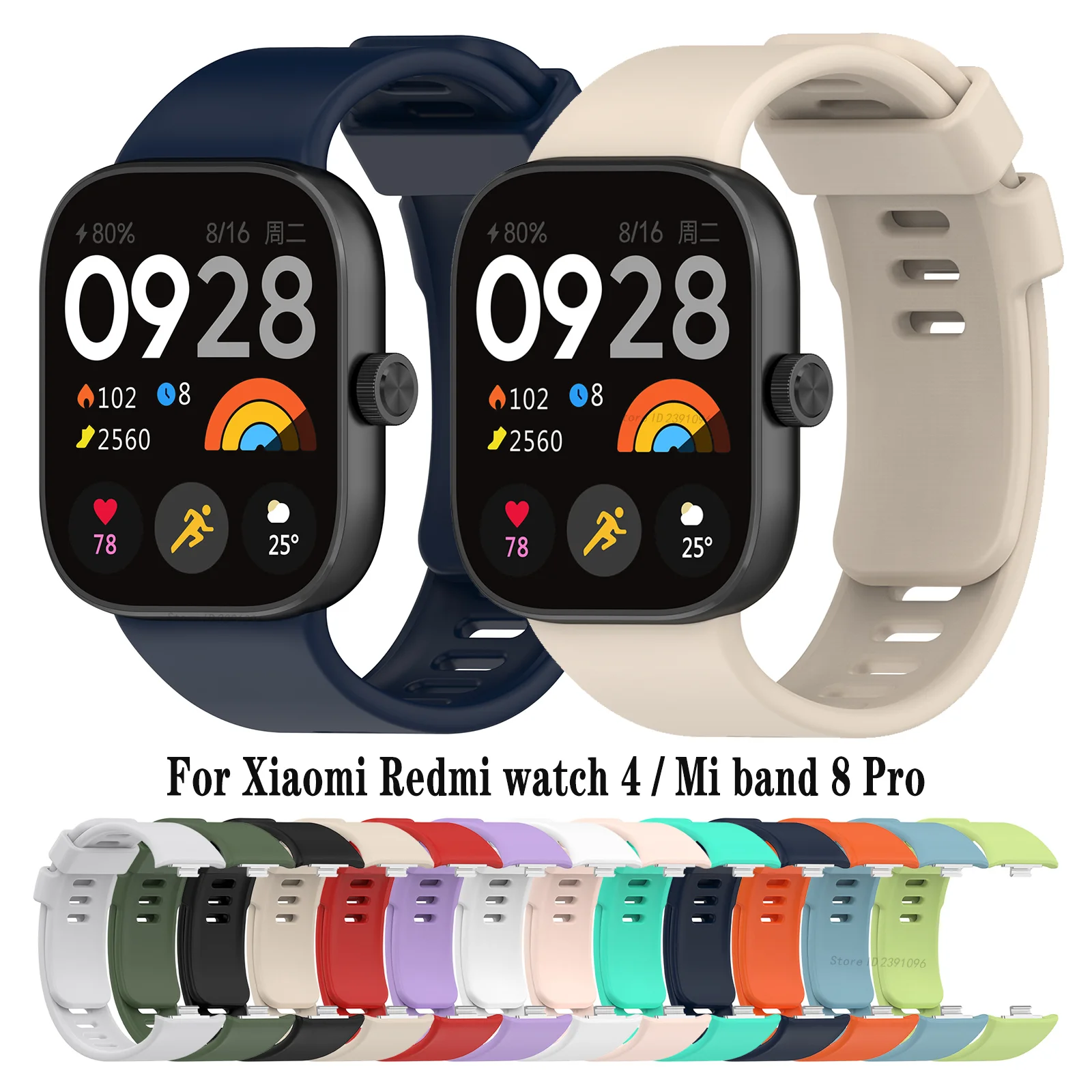 Cinturino In Silicone Originale Per Redmi Watch 4 Sport Smart Watch Bracciale Per Xiaomi Mi Band 8 Pro Watch Band Wristband Accessori