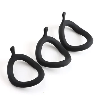 Silicone Scrotum Ring Penis Erection Cock Ring Delay Ejaculation Sex Toys For Men Ball Stretcher Male Chastity Device Cockring 1