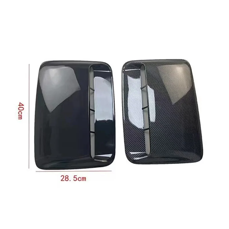 Car Hood Scoop Air Intake Vents Decoration Cover For Ford Ranger Niva Lada 4x4 Tuning Jeep Wrangler Jk Land Rover Defender Jetta hood vents