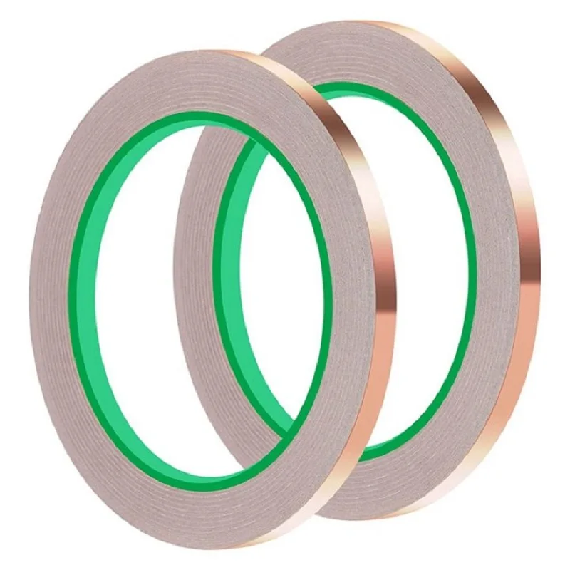 20M  DIY Double sided conductive pure copper foil tape adhesive shielding tape antenna signal enhancement