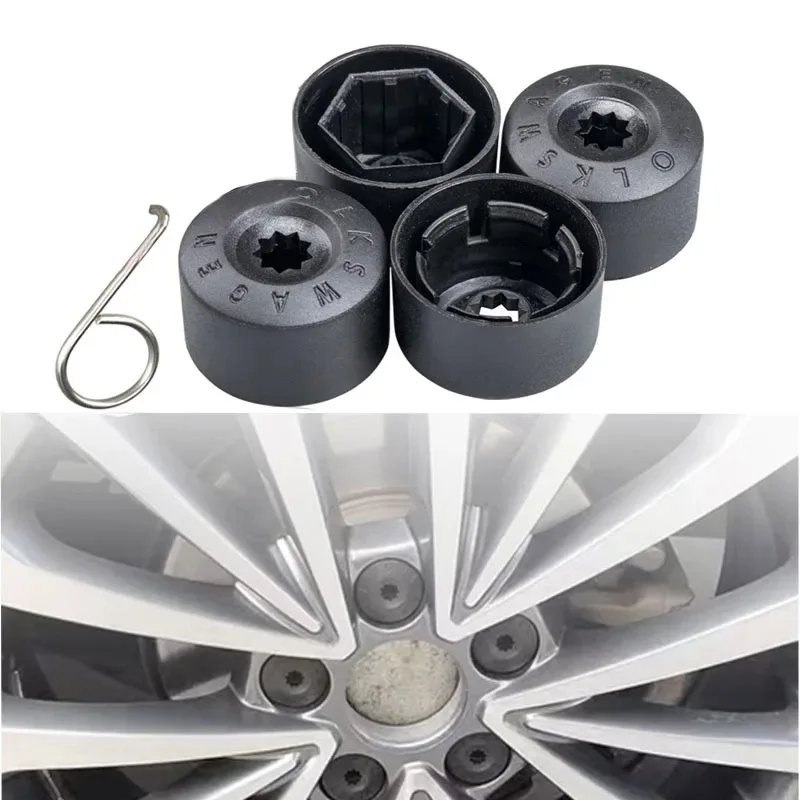 20pcsCarWheelBoltCapsTyreScrewsCoverForVolkswagenVWPOLO