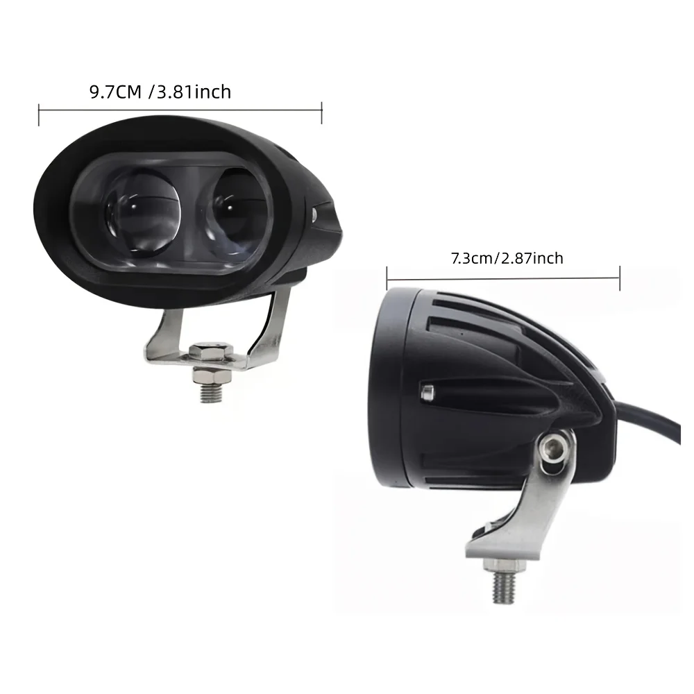 LED 지게차 라이트 블루 안전등 led 작업등 포드 조명 창고 안전 경고 스포트라이트 12V-80V