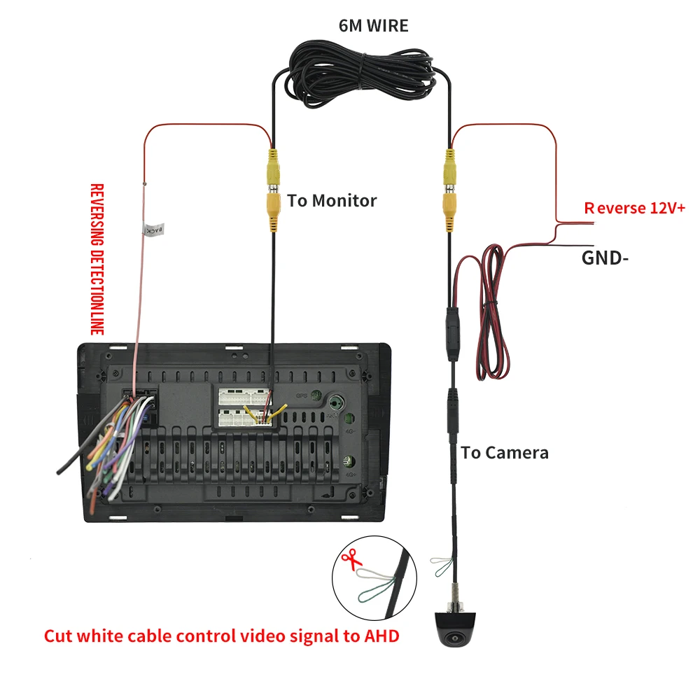 주차 보조 차량 후방 카메라, 12V 후방 역방향 물고기 눈 야간 투시경, CCD HD 170 도 각도 자동