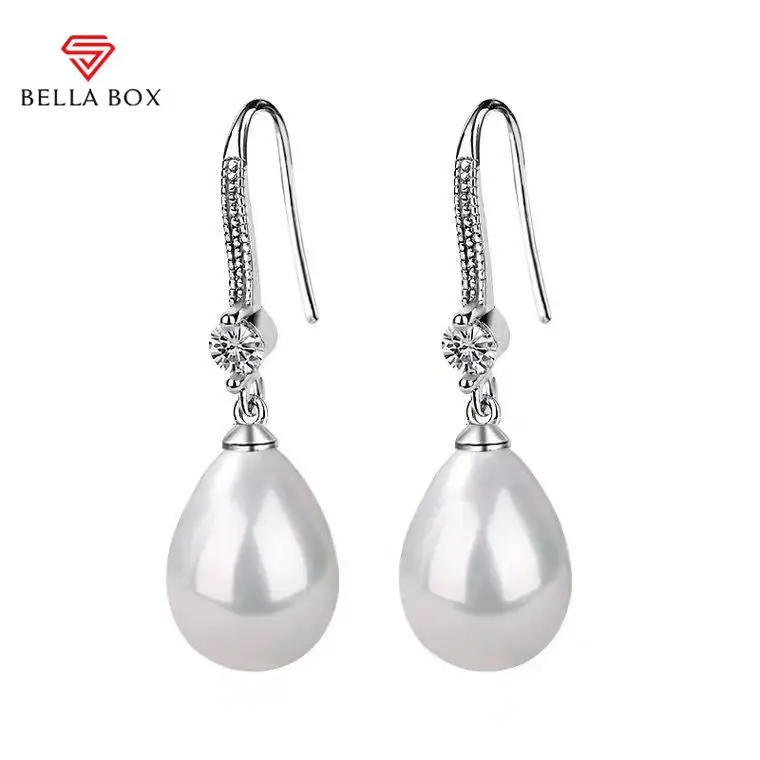Bella Box Pear Shaped Simulated Pearl Dangle Earrings For Women Graceful Bridal Accessories Wedding Jewelry Statement Earrings| |   - AliExpress