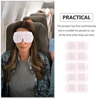 5 Pcs Steam Eye Mask Secure Lovely Masks Hot Compress to Sleep Travel Practical Needle Punched Cotton Accessories Health 2