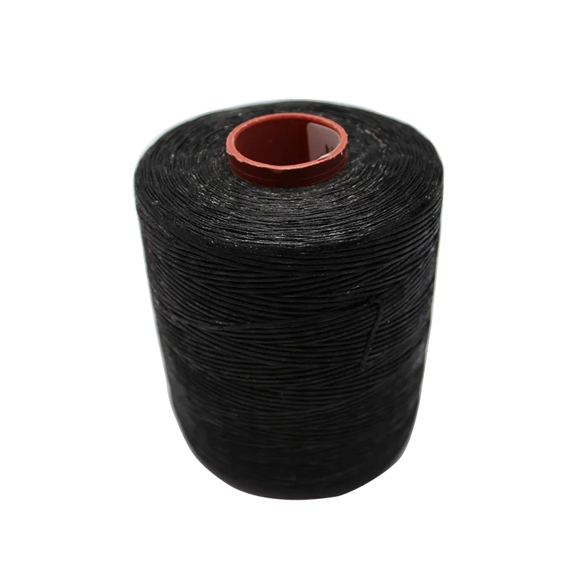 

Black 680m 210D 0.7mm Beading String Thread Stitching Cord Flat Waxed Polyester Leather Sewing Beading String For Handmade DIY