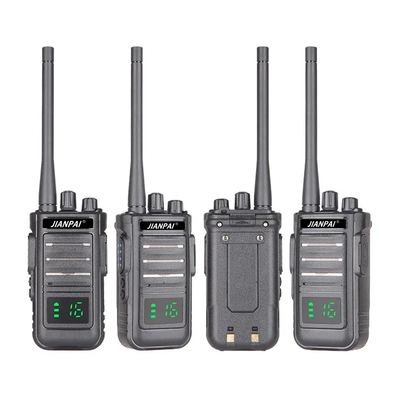 Jianpai FT-580 walkie-talkie IP68 waterproof hand table high power one-button frequency LED internal display LCD outdoor