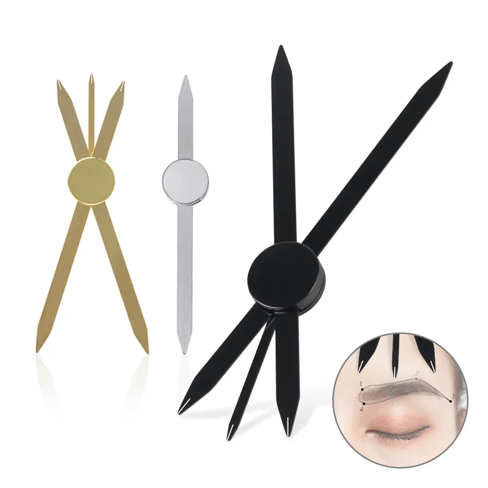 Microblading Balance Positioning Tattoo Ruler Makeup Eyebrow Design Golden Ratio Ruler Measurement Tool 1pc