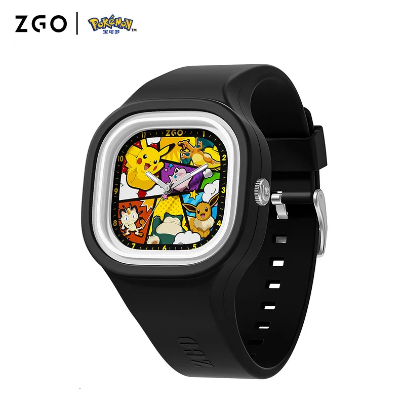 

Kawaii Pokemon Anime Pikachu Girly Heart Cute Cartoon Character Personality Student Luminous Quartz Watch Toys for Girls