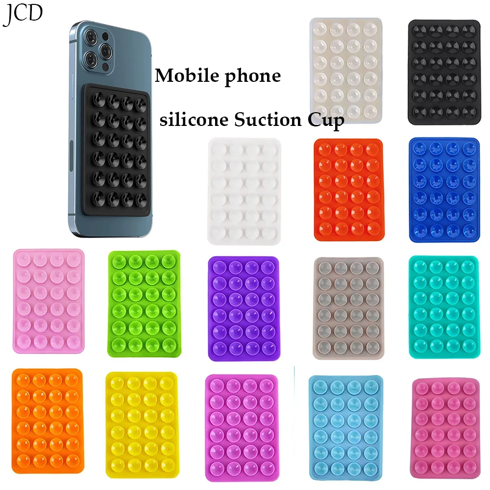 5pc Double Side Silicone Suction Pad for Mobile Phone Fixture for silicone suction pad