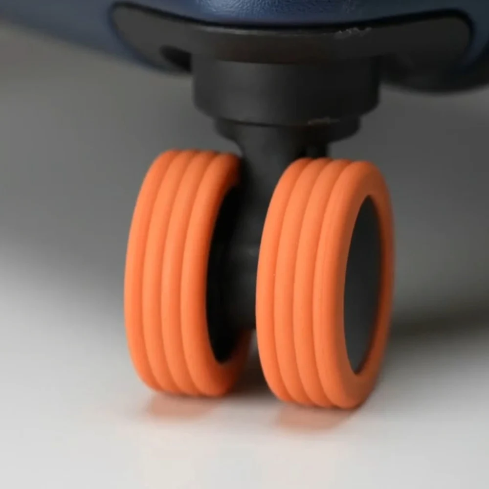8PCS Luggage Wheels Protector Silicone Wheels Caster Shoes Travel Luggage Suitcase Reduce Noise Wheels Guard Cover Accessories