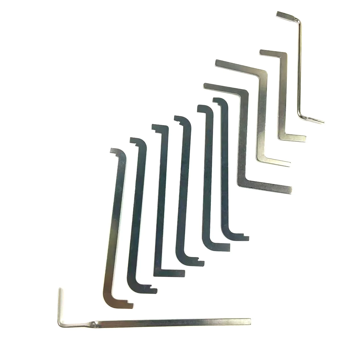 6 pieces/11 pieces Lock Tension Wrench Replacement Turning Tool Locksmith Pick Tool locksmith tools locksmith extractor tools lock pick tools lock pick set lock repair tool