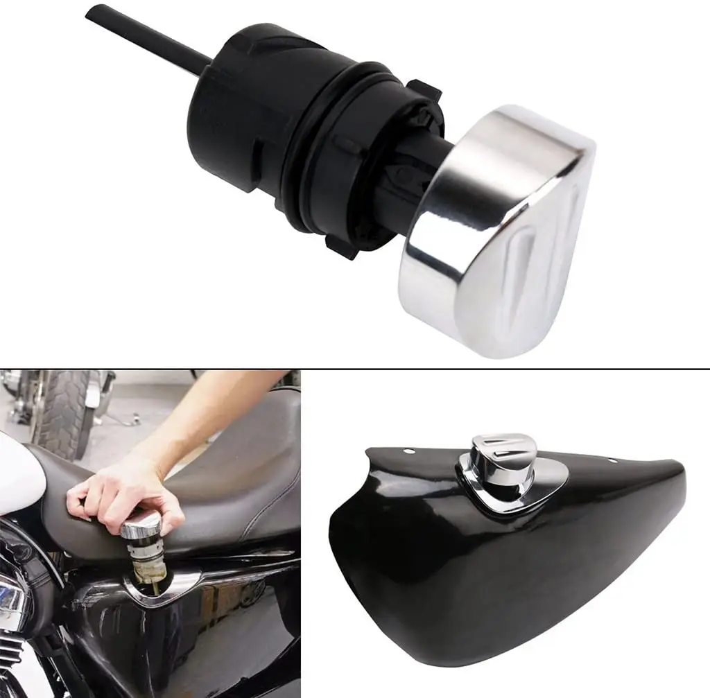 

Motorbike Billet Oil Dipstick Tank Cap Plug For Harley Davidson Sportster XL883 XL1200