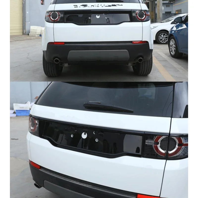 

Для Land Rover Discovery 2016 2018, Спортивная Модифицированная задняя дверь, лицензия, черная Нижняя рамка, корпус SVR, задний корпус