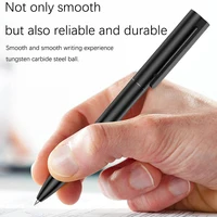 BUNKI-Metal Sign Pen,Ballpen,Signing Pen,0.5mm Gel PREMEC,Smooth Switzerland Refill,Black Ink,Office, School,Writing Pen,BK0100 5
