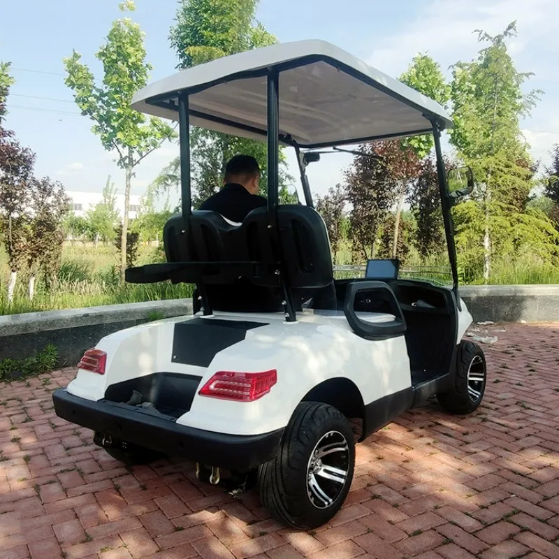 Elettrico 2 4 Posti Carrello Da Golf Bus Turistico 48V 3.5Kw Motore A Corrente Alternata Con Pneumatici Fuoristrada Golf Buggy Elettrico