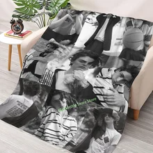 

Timothee Chalamet Collage Design Throw Blanket 3D printed sofa bedroom decorative blanket children adult Christmas gif
