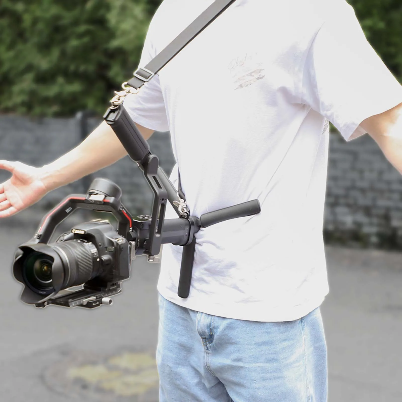 Lanière d'épaule décompression DJI RS 3/RS 4/RS4 Pro + base alu