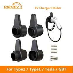 EV Charger Holder Holster Dock For Electric Vehicle Type2 Type1 Tesla GBT Charging Cable Extra Protection Leading Wallbox