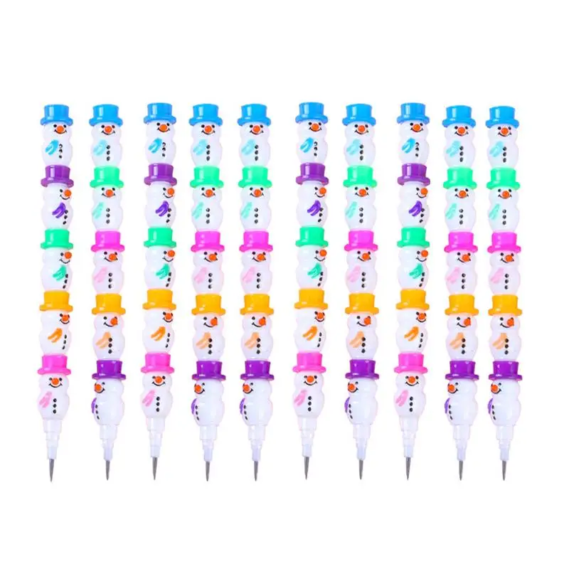 20Pcs kids stacking pencils kids pencils stationery Rewards Stackable  Pencils