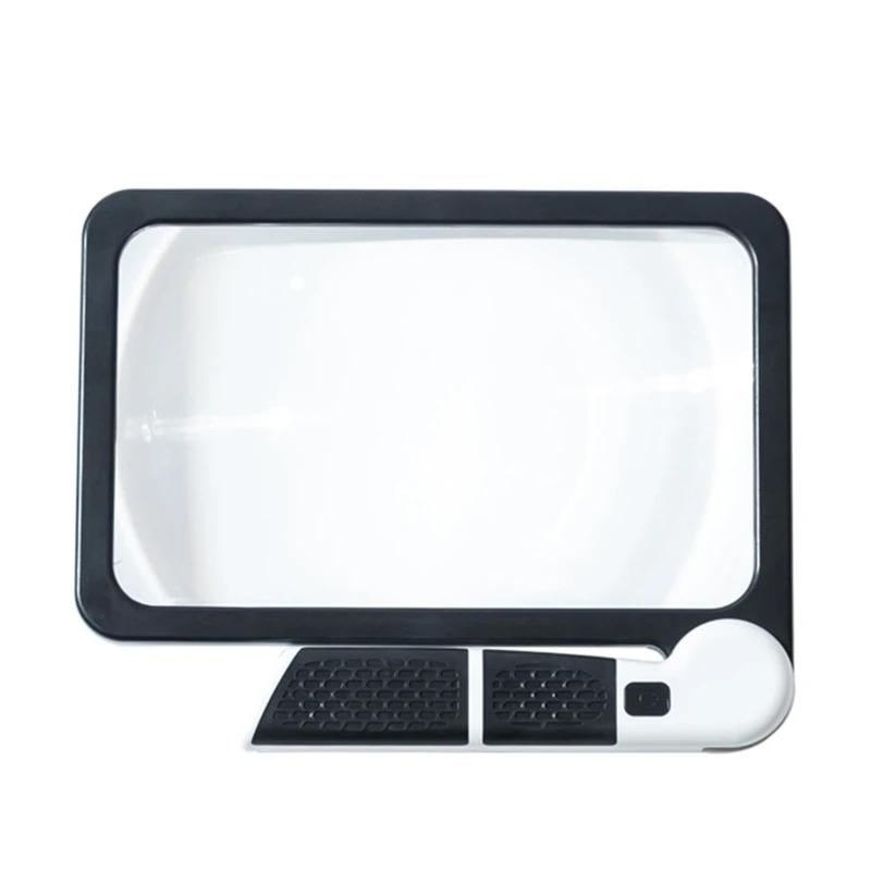 

Glass with Light Handheld Foldable Reading Magnifier for Reading Book 85WC